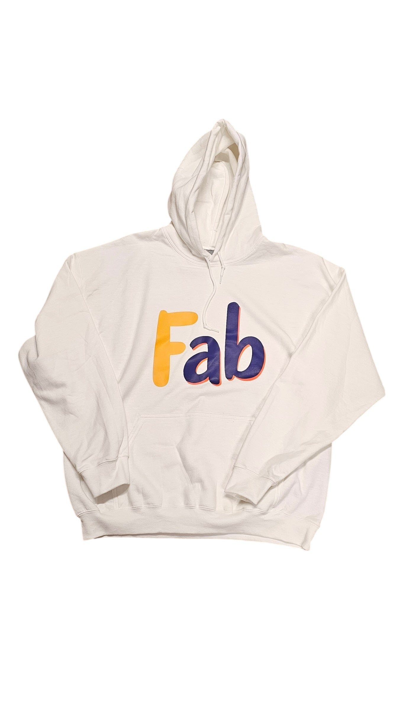 Fab•ulous All White Hoodie – Bold, Bright & Unapologetically You LMT ED
