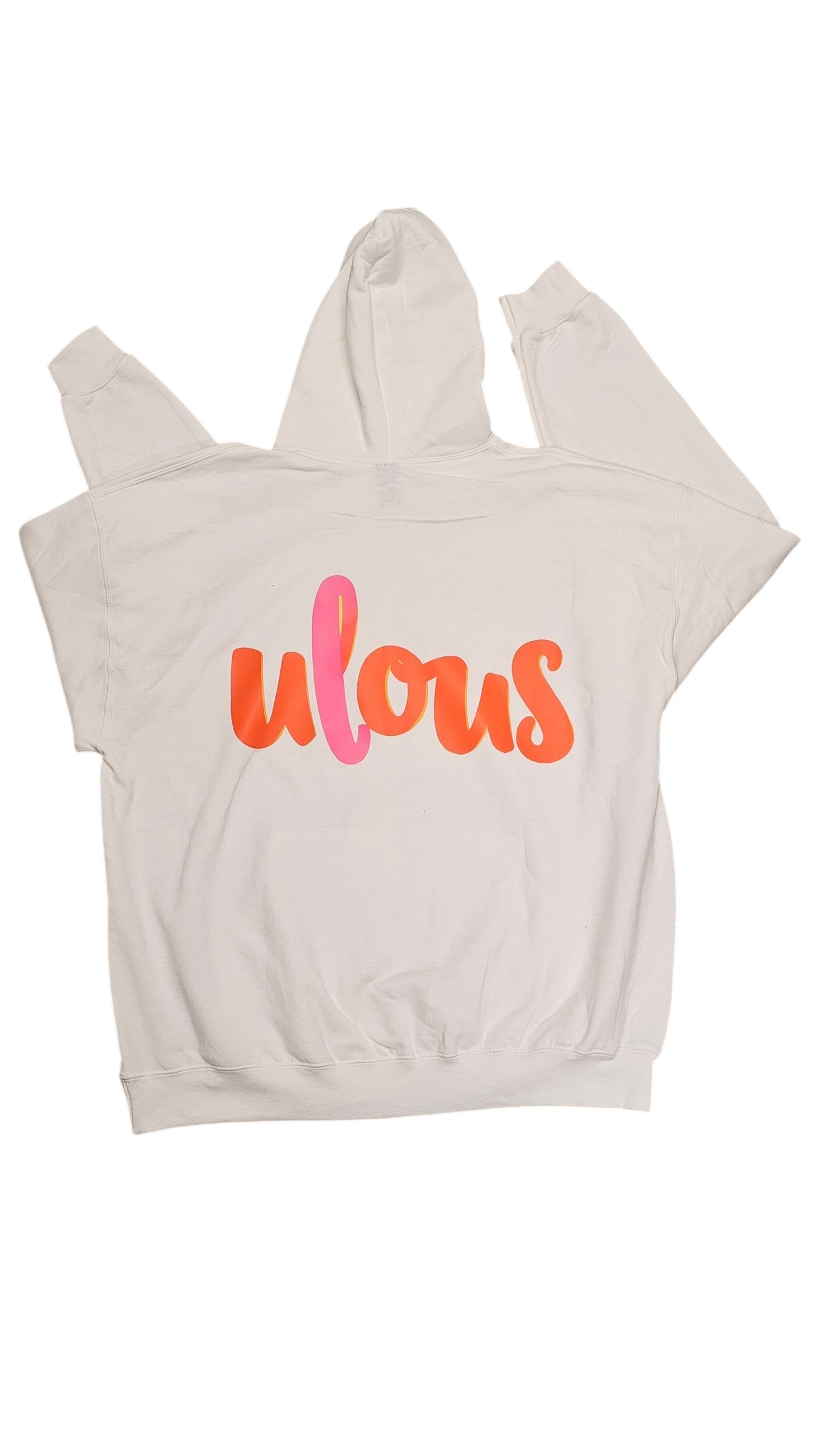 Fab•ulous All White Hoodie – Bold, Bright & Unapologetically You LMT ED