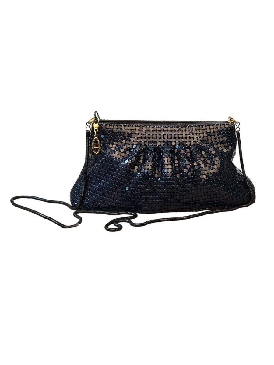 Vintage Black Fashion Chainmail Purse / Clutch