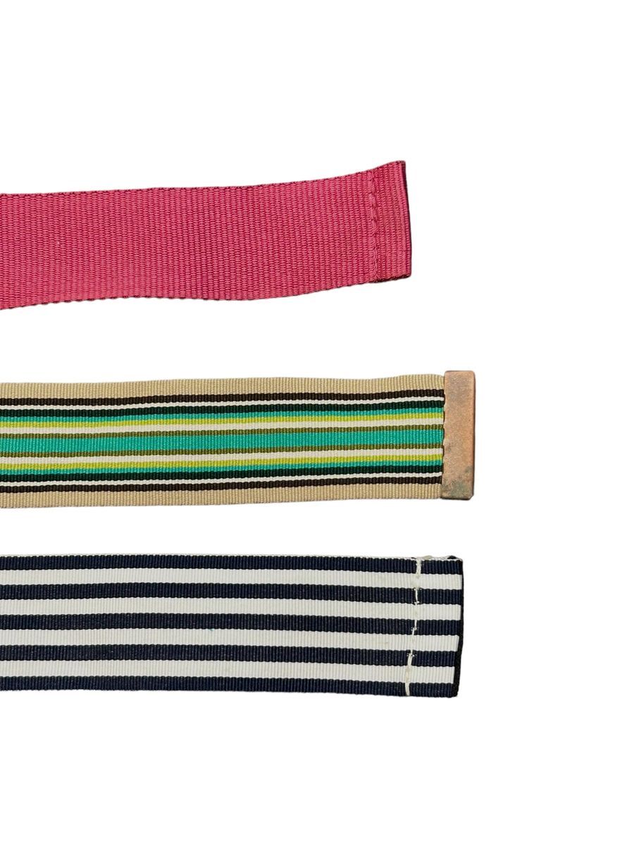 Vintage Ribbon Belts 3 Pack S/M (M)