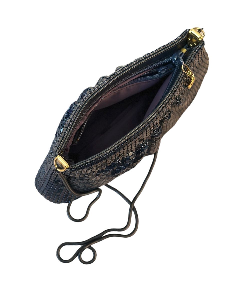 Vintage Black Fashion Chainmail Purse / Clutch