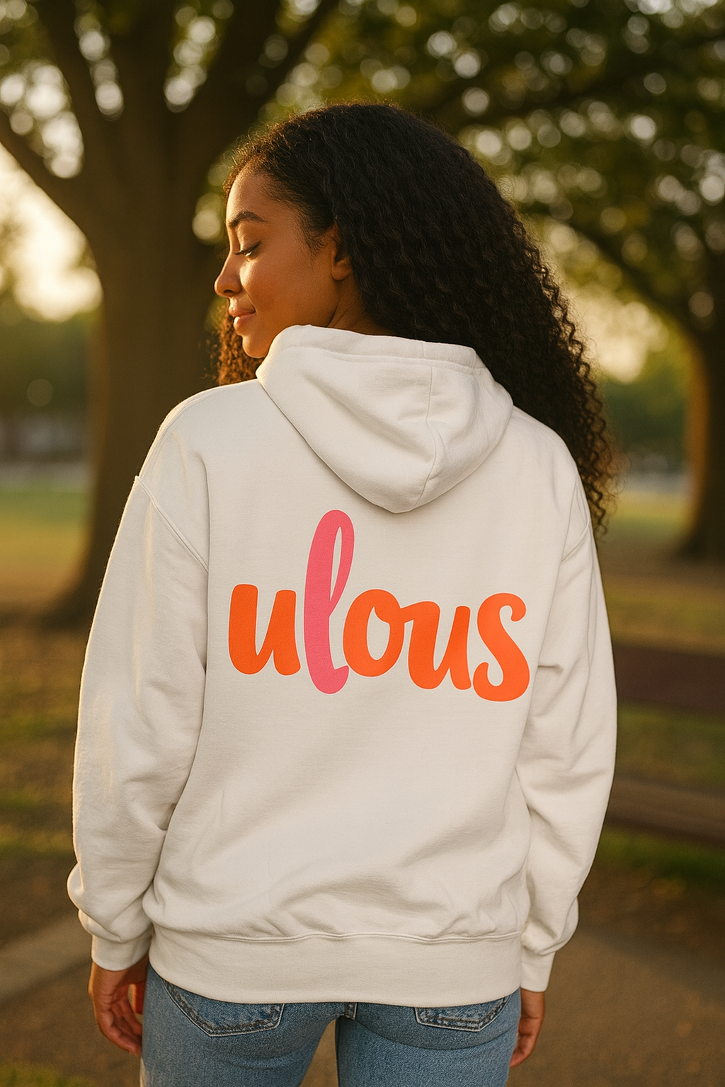 Fab•ulous All White Hoodie – Bold, Bright & Unapologetically You LMT ED