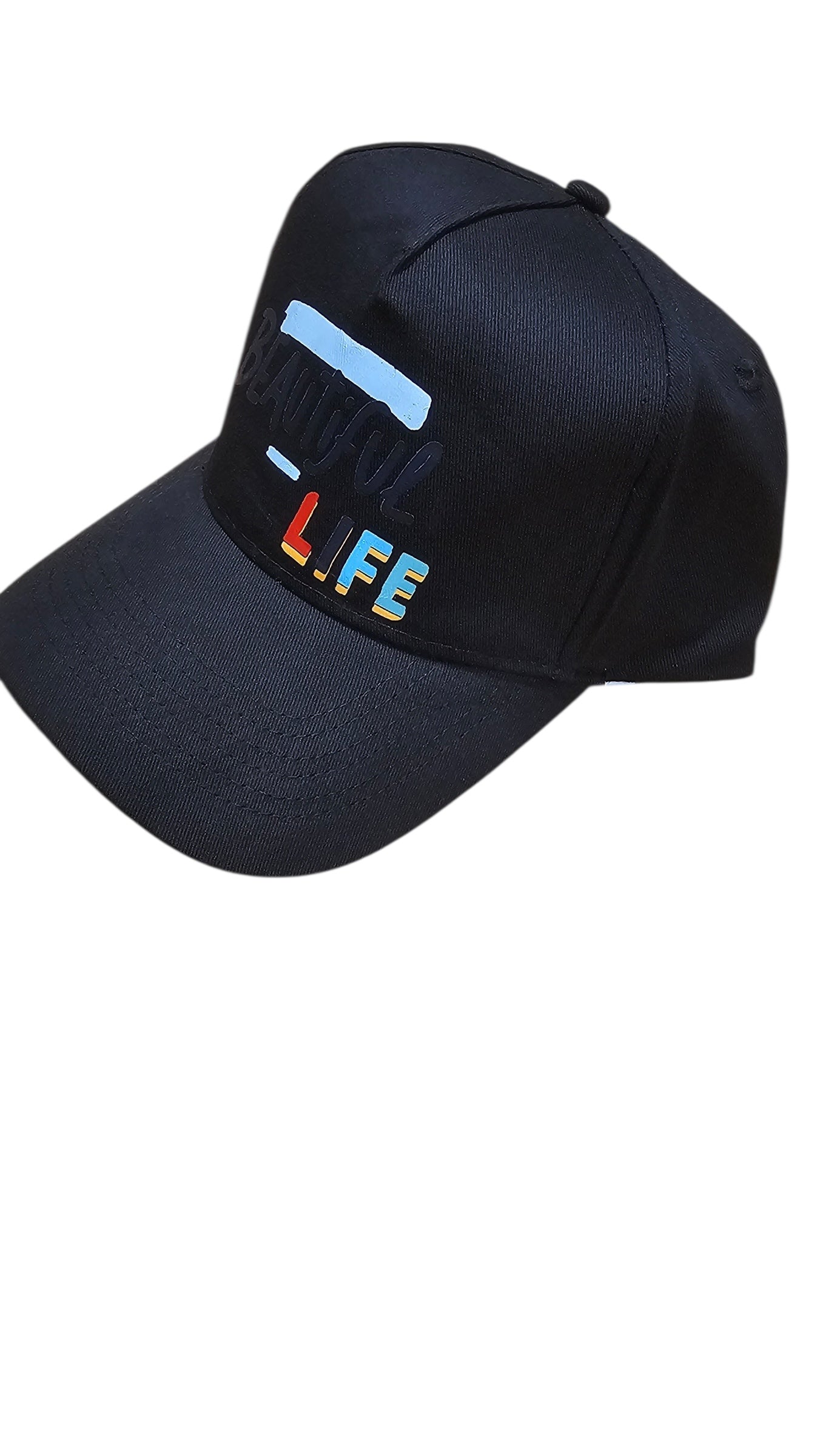 Beautiful Life Retro Style Graphic Tee and Hat Set