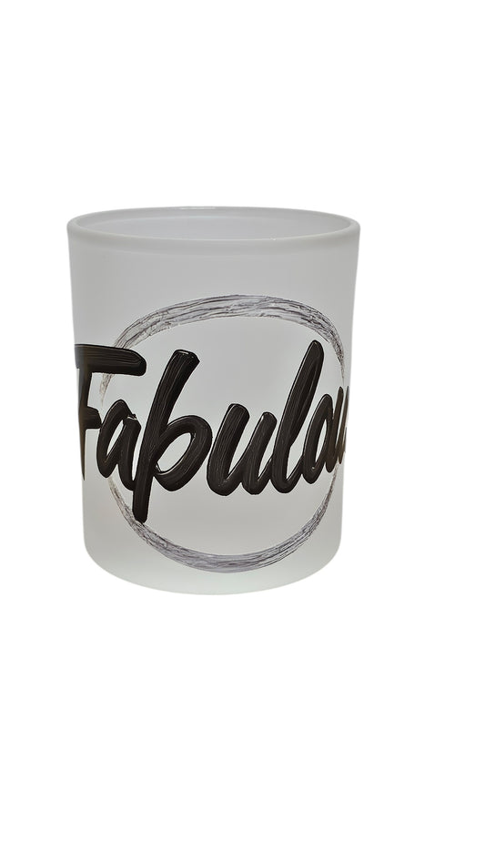 Fabulous Glass Mug – 12 oz Coffee Tea Cup Options Frosted or White